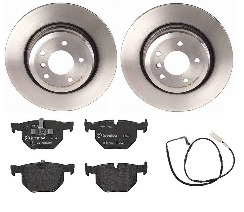 Brembo Brakes Kit - Pads and Rotors Rear (336mm) (Low-Met)